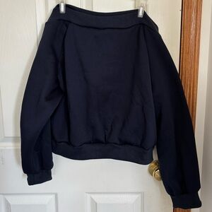 Shein Off The Shoulder Sweatshirt, Size Large
